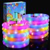 LED Glow In The Dark LED Light Party Pop Tubes For Christmas Holiday Party - 24PCS