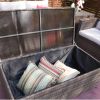 Direct Wicker Outdoor Patio Conversation Set with Storage Box with Cushion - Dark Brown